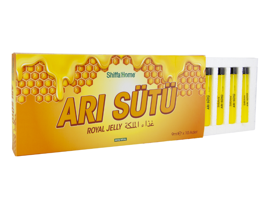 Shiffa Home Arı Sütü (Маточное молочко) — жидкое, 10 флаконов по 9 мл