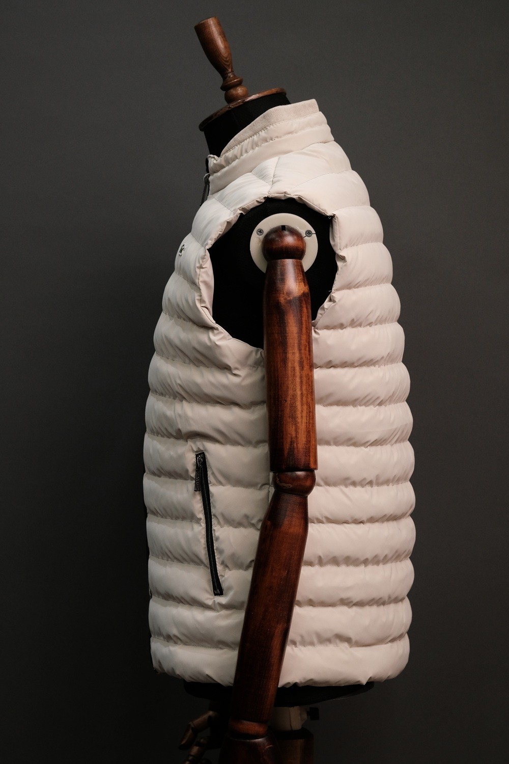 Жилет мужской утеплённый Lacoste, лёгкий пуховик без рукавов