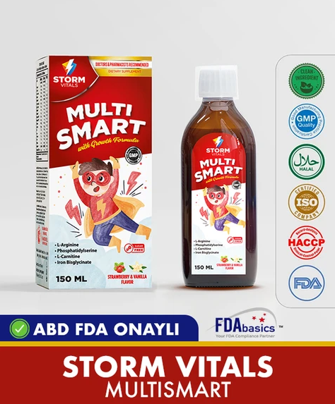 Storm Vitals Multi Smart сироп для развития мозга и концентрации 150 мл