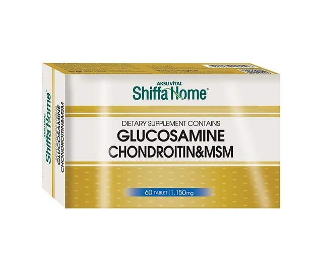 ShiffaHome Glucosamine Chondroitin MSM 1150 mg 60 Tablets