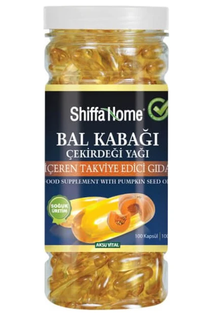 Shiffa Home Bal Kabağı Çekirdeği Yağı — масло семян тыквы, 100 капсул