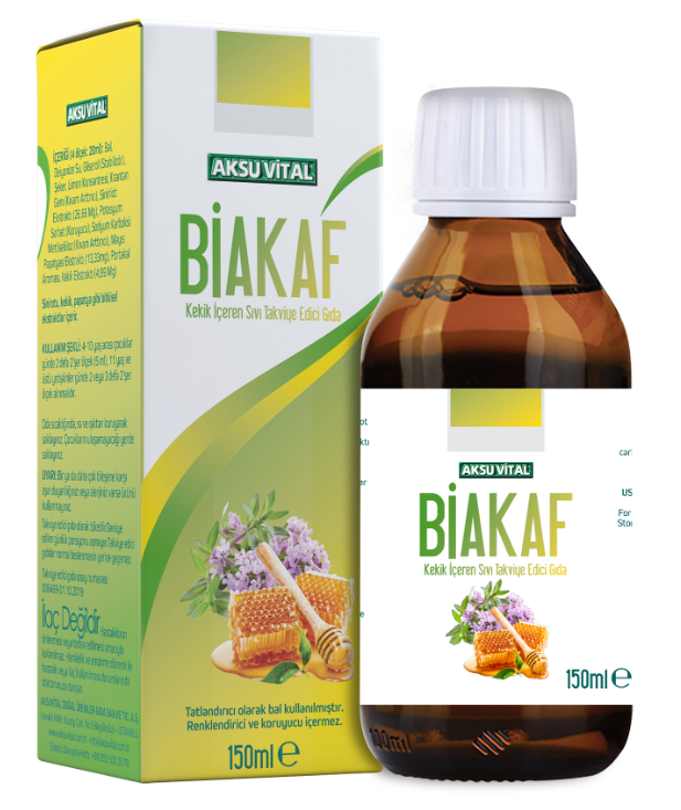 Aksu Vital Biakaf — сироп с чабрецом и мёдом, 150 мл