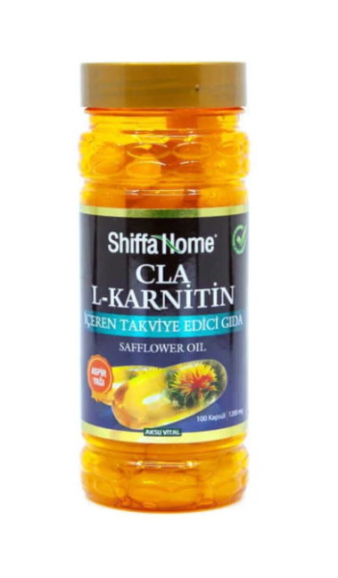 ShiffaHome CLA + L-Carnitine Safflower Oil 100 Softgel Capsules