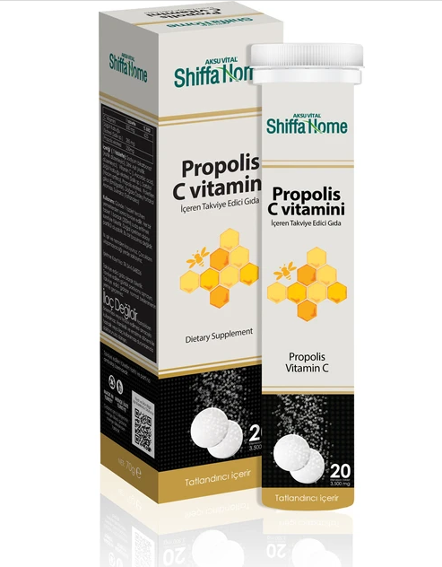 ShiffaHome Propolis C Vitamini Effervescent 20 Tablets