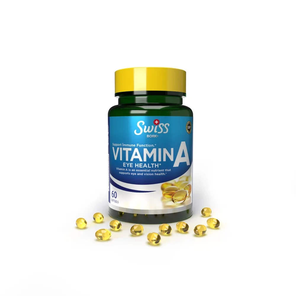 SWISS BORK VITAMIN-A 10.000 IU 60 SOFTGEL
