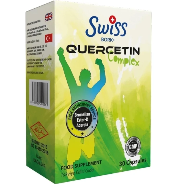 Swiss Bork Quercetin Complex, 30 капсул