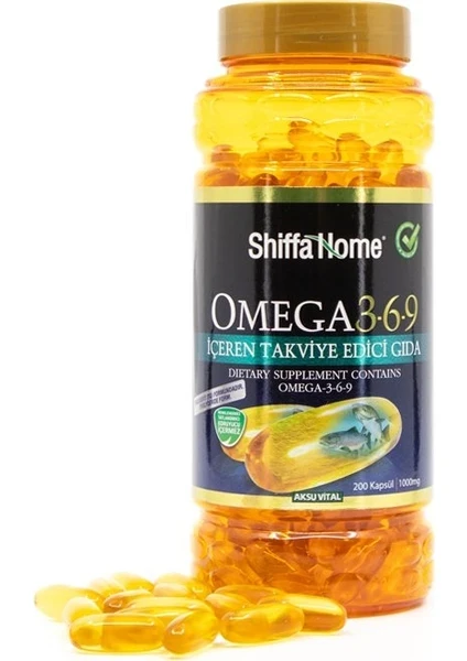 Shiffa Home Omega 3-6-9 1000 mg 200 Tablet